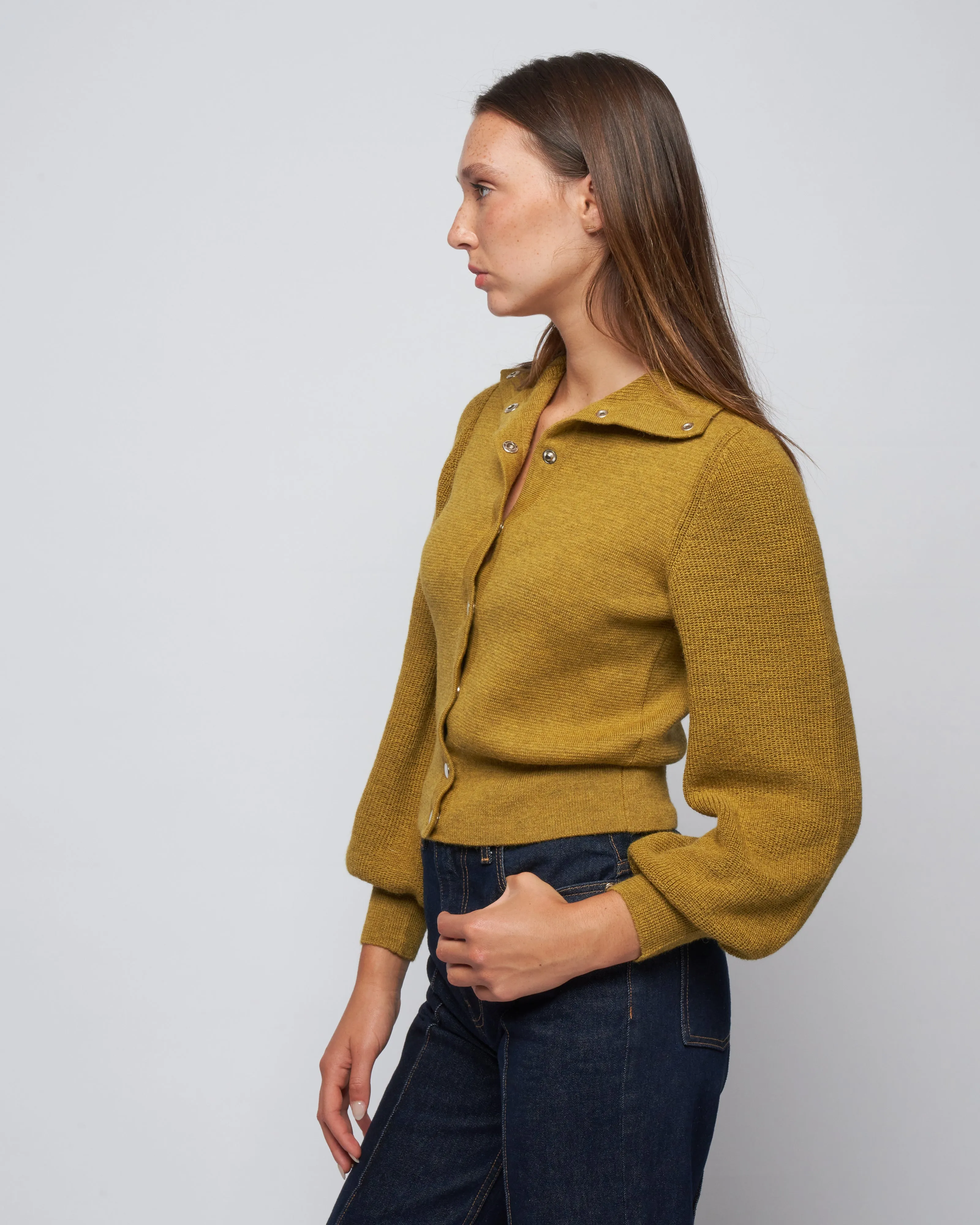 abe jacket - chartreuse