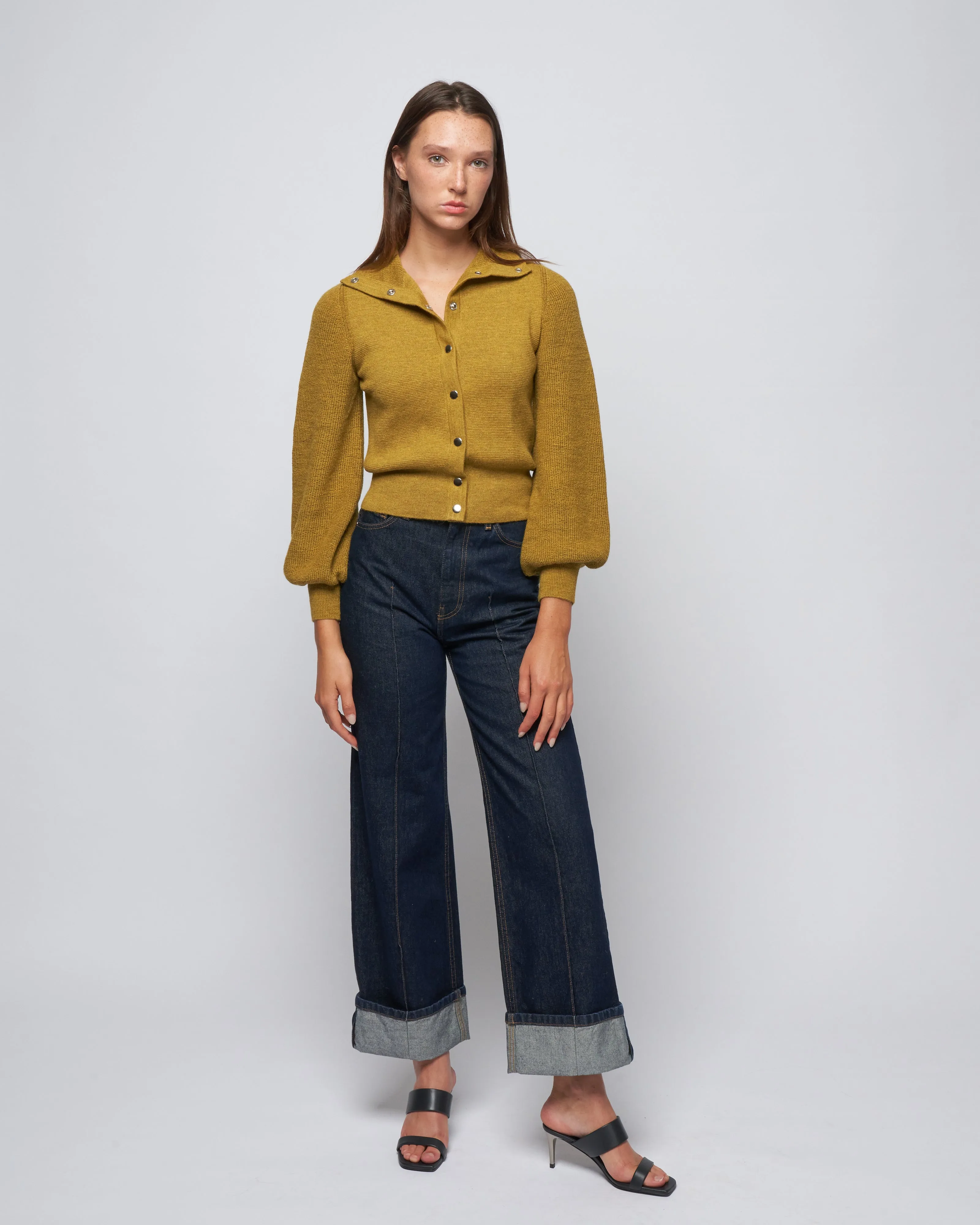 abe jacket - chartreuse