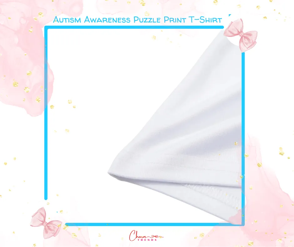 Autism Awareness Puzzle Print T-Shirt
