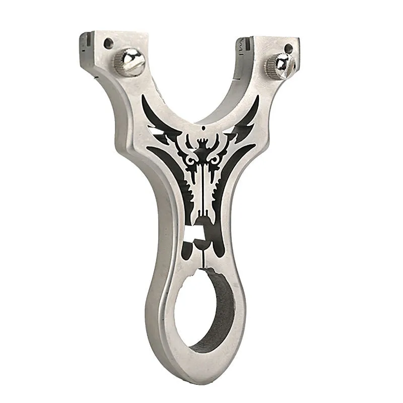 Carved Dragon  Stainless Steel Slingshot