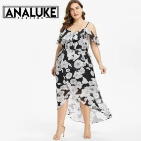 Cold Shoulder Maxi Dress