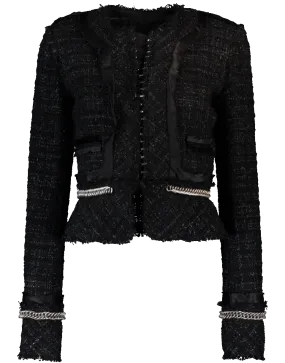 Deconstructed Tweed Jacket