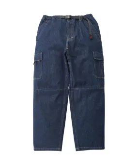 Denim loose cargo pants