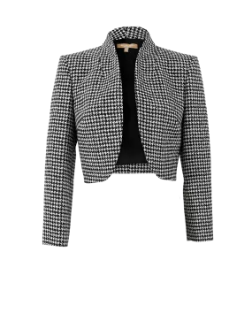 Dogtooth Print Jacket