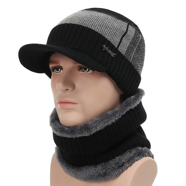 EasyWinter™ Hat & Scarf Set For Men