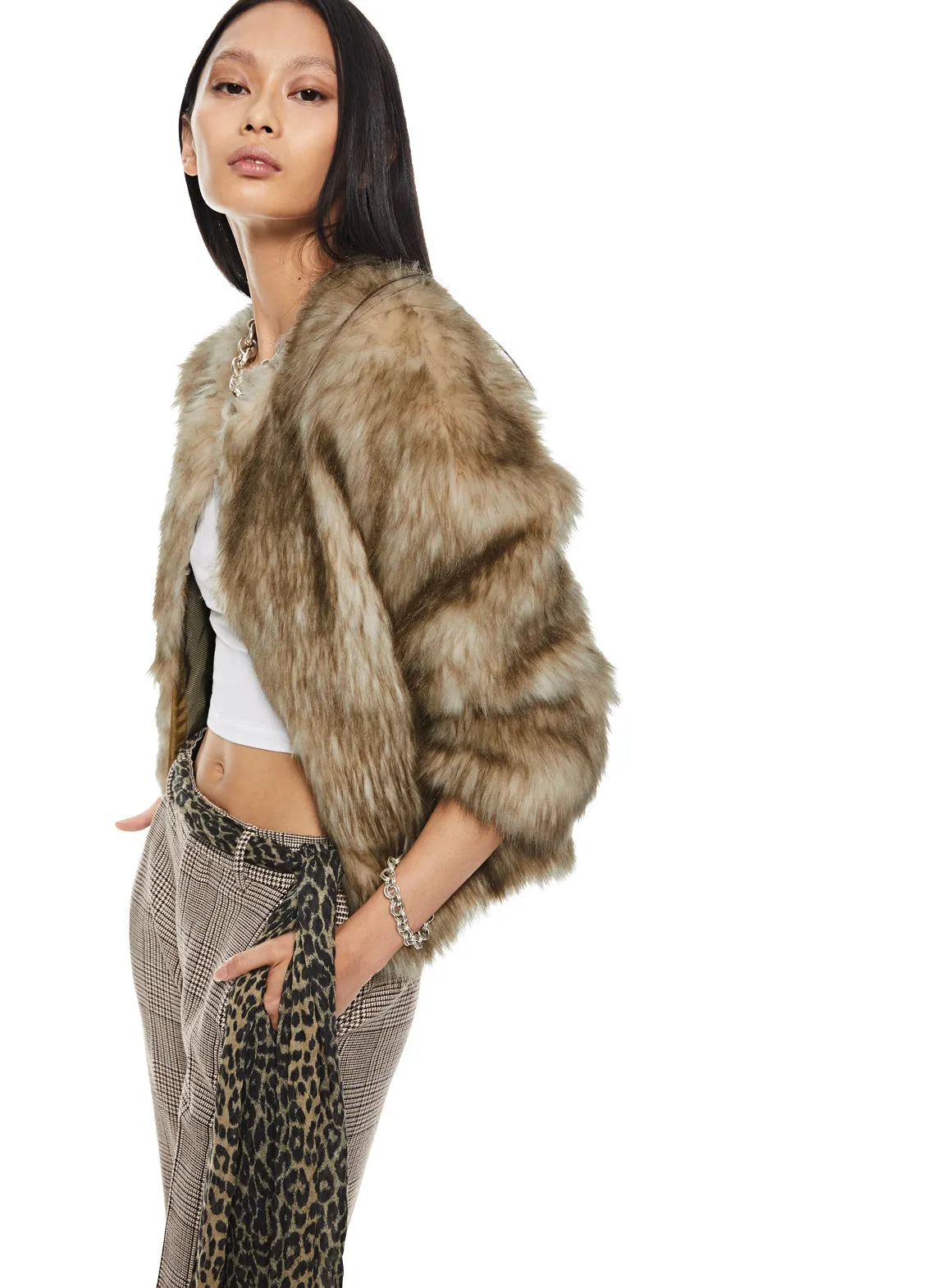 Faux Fur Jacket