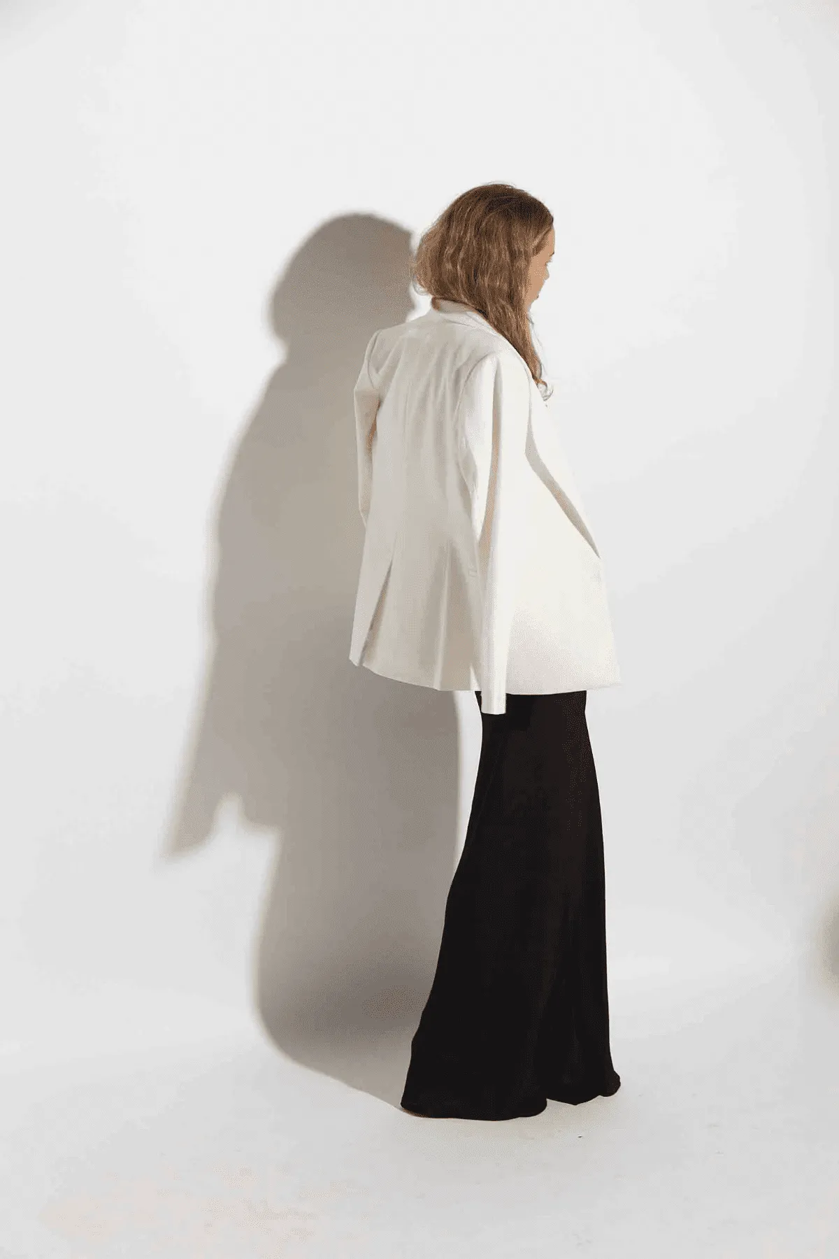 GALA SKIRT BLACK SANDWASH POLY