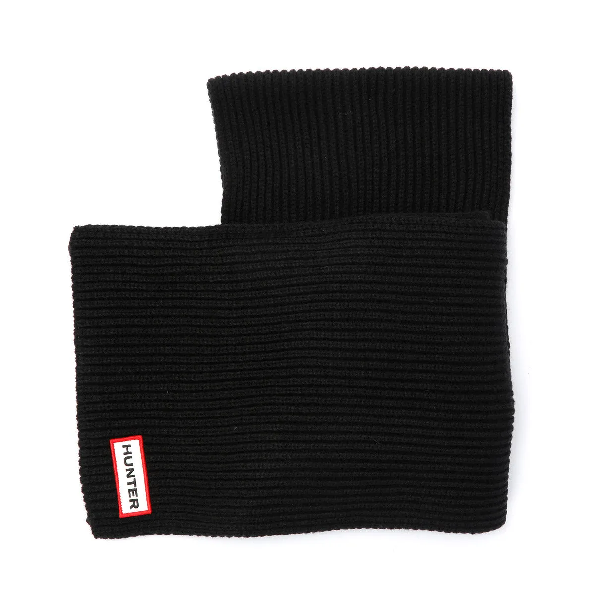 Hunter Jura Beanie Hat & Scarf Boxset Acrylic Black