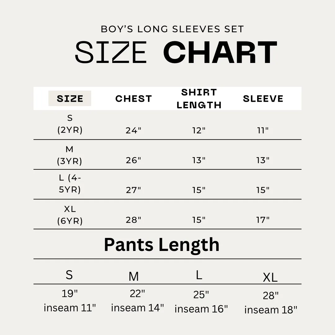 Long Sleeves Blue Set