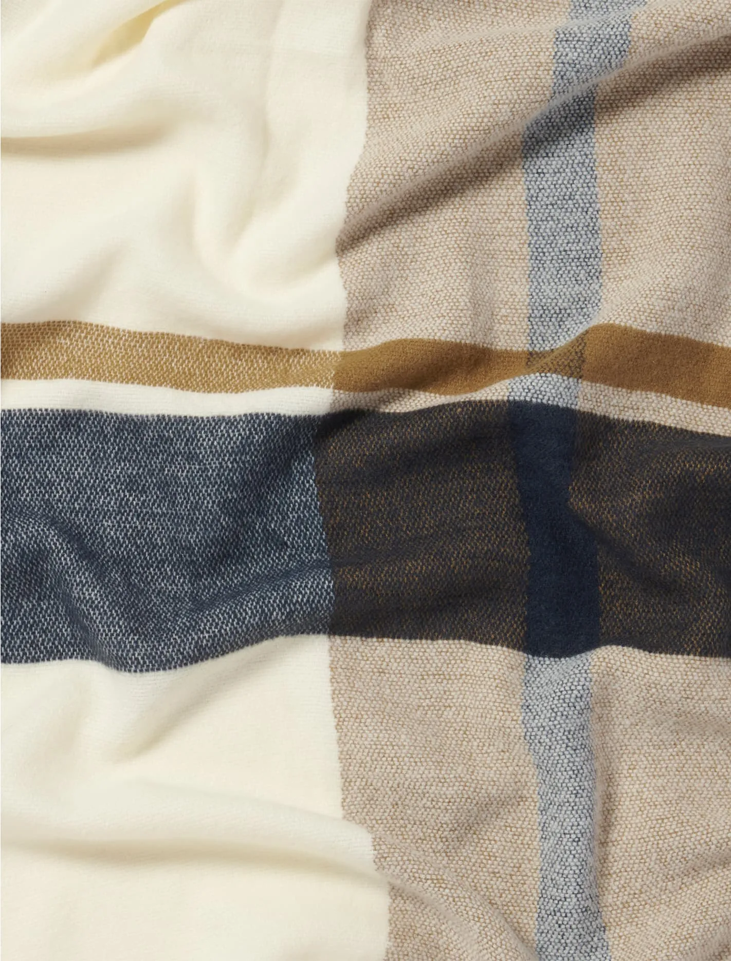 Maya Large Check Scarf