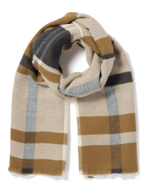 Maya Large Check Scarf