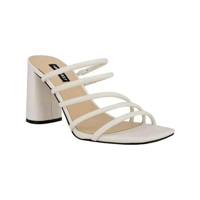 NINE WEST - Girlie Square Toe Strappy Dress Sandals