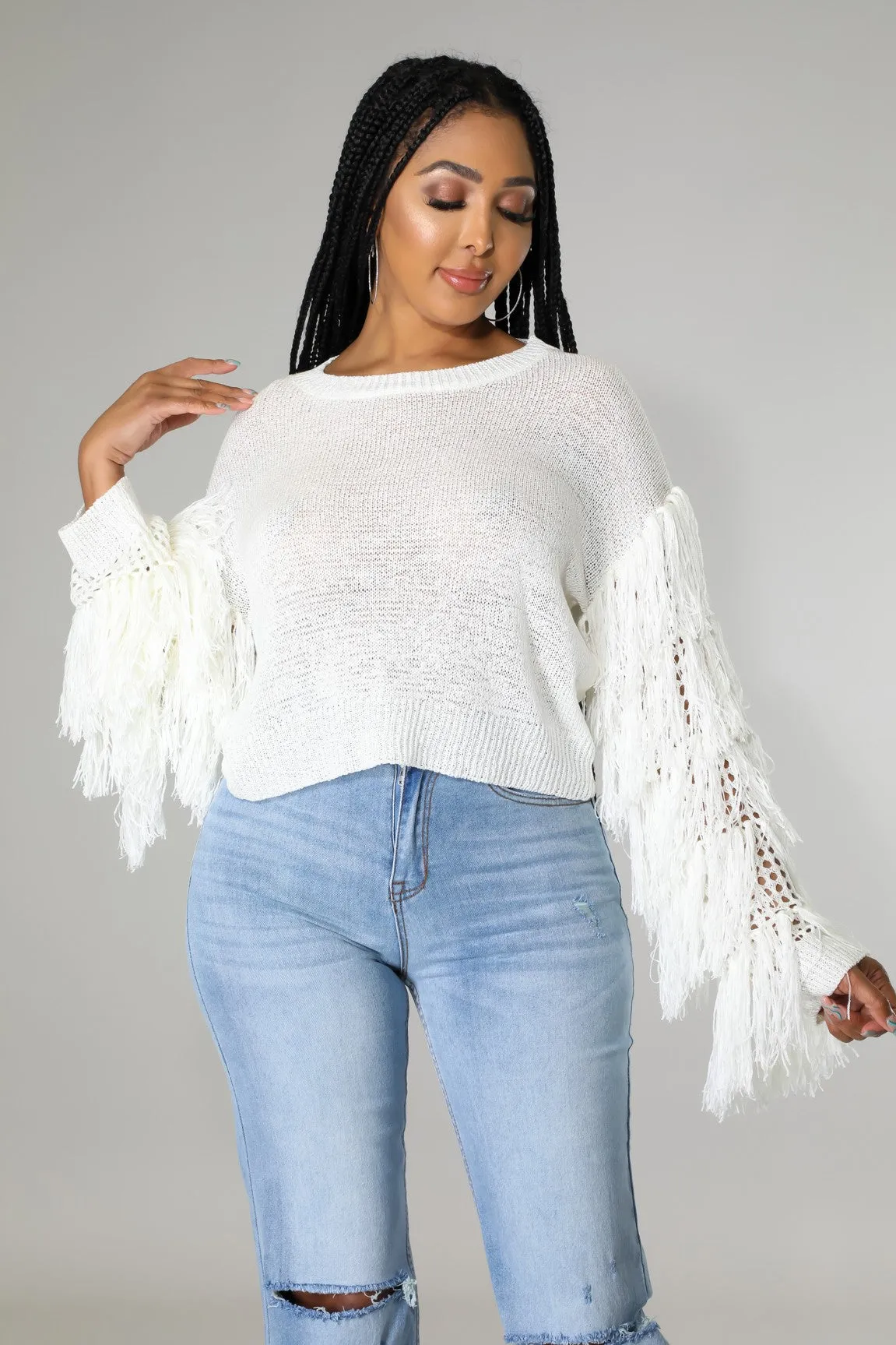 On The Fringes Sweater