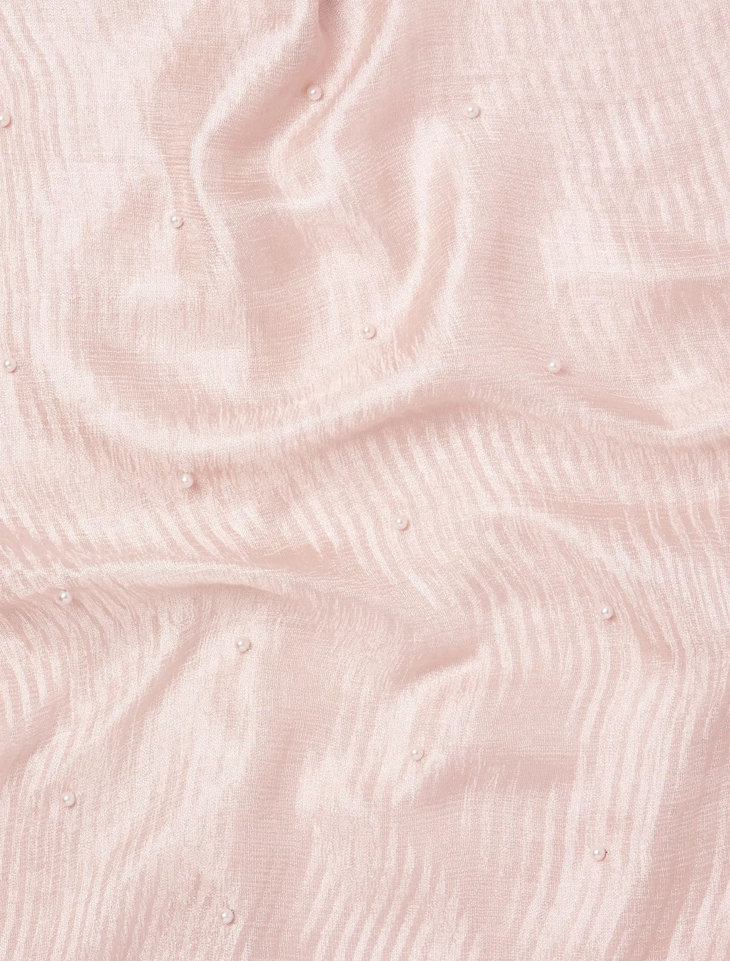 Pearl Pleated Scarf