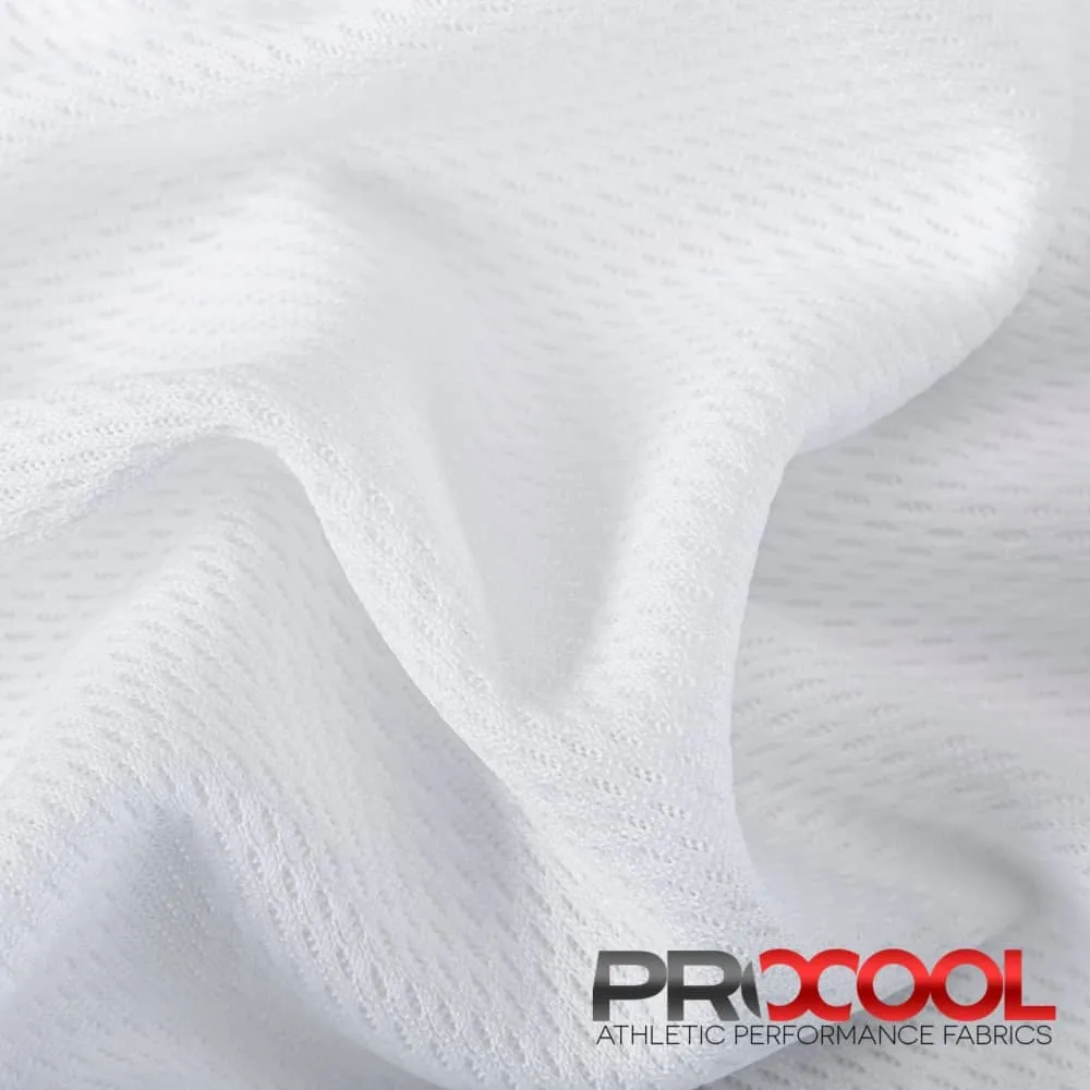 ProCool® Dri-QWick™ Jersey Mesh Silver CoolMax Fabric (W-433)