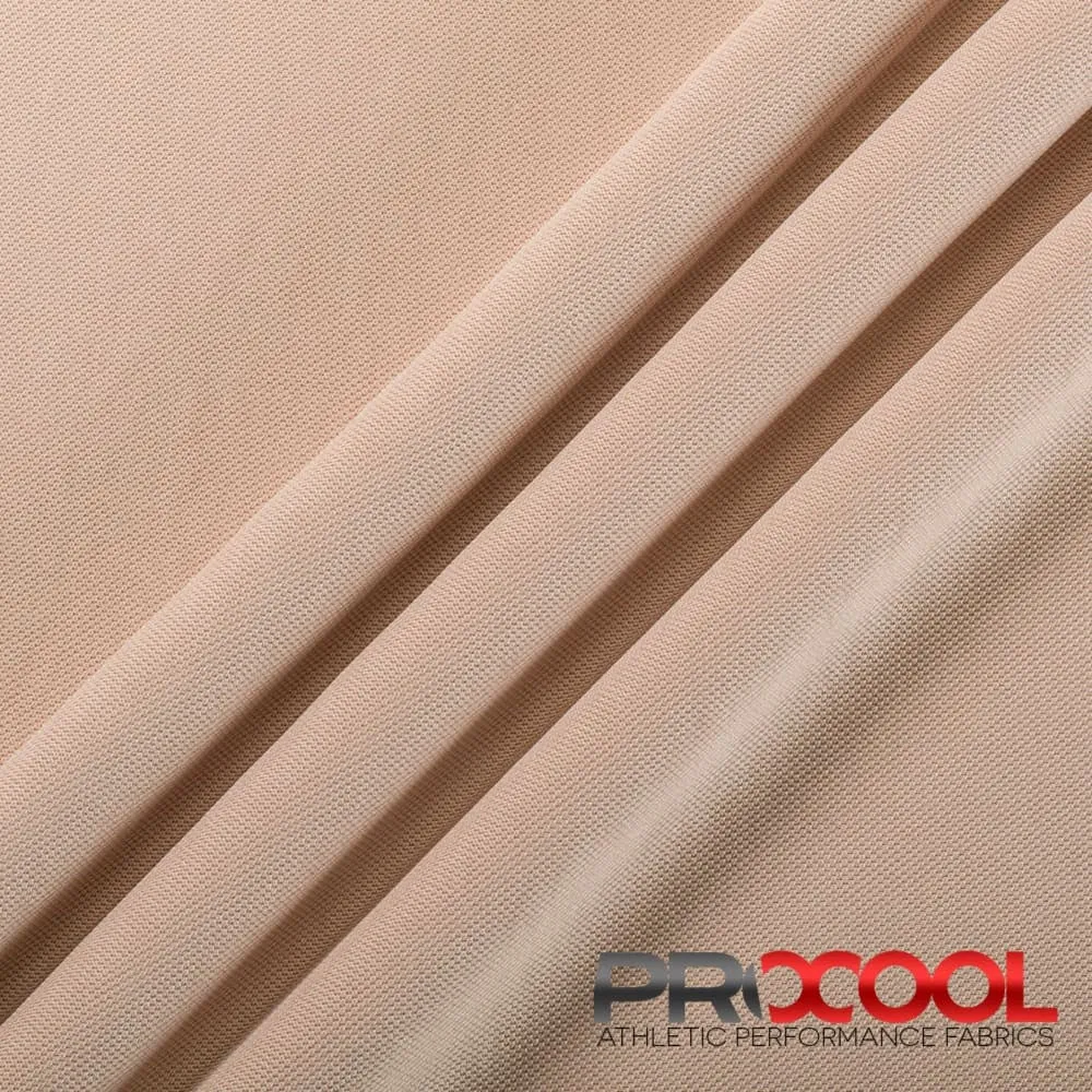 ProCool® Dri-QWick™ Sports Pique Mesh Silver CoolMax Fabric (W-529)