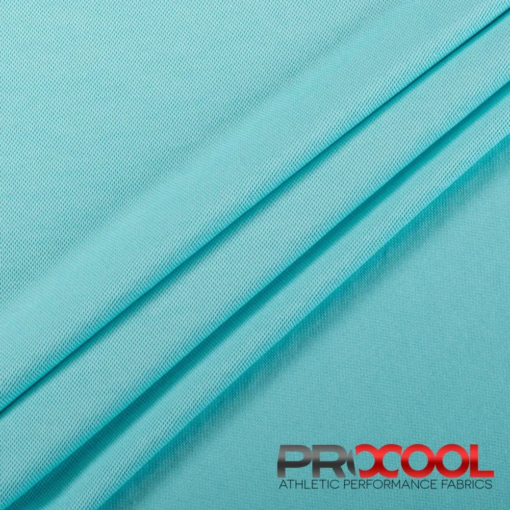 ProCool® Dri-QWick™ Sports Pique Mesh Silver CoolMax Fabric (W-529)
