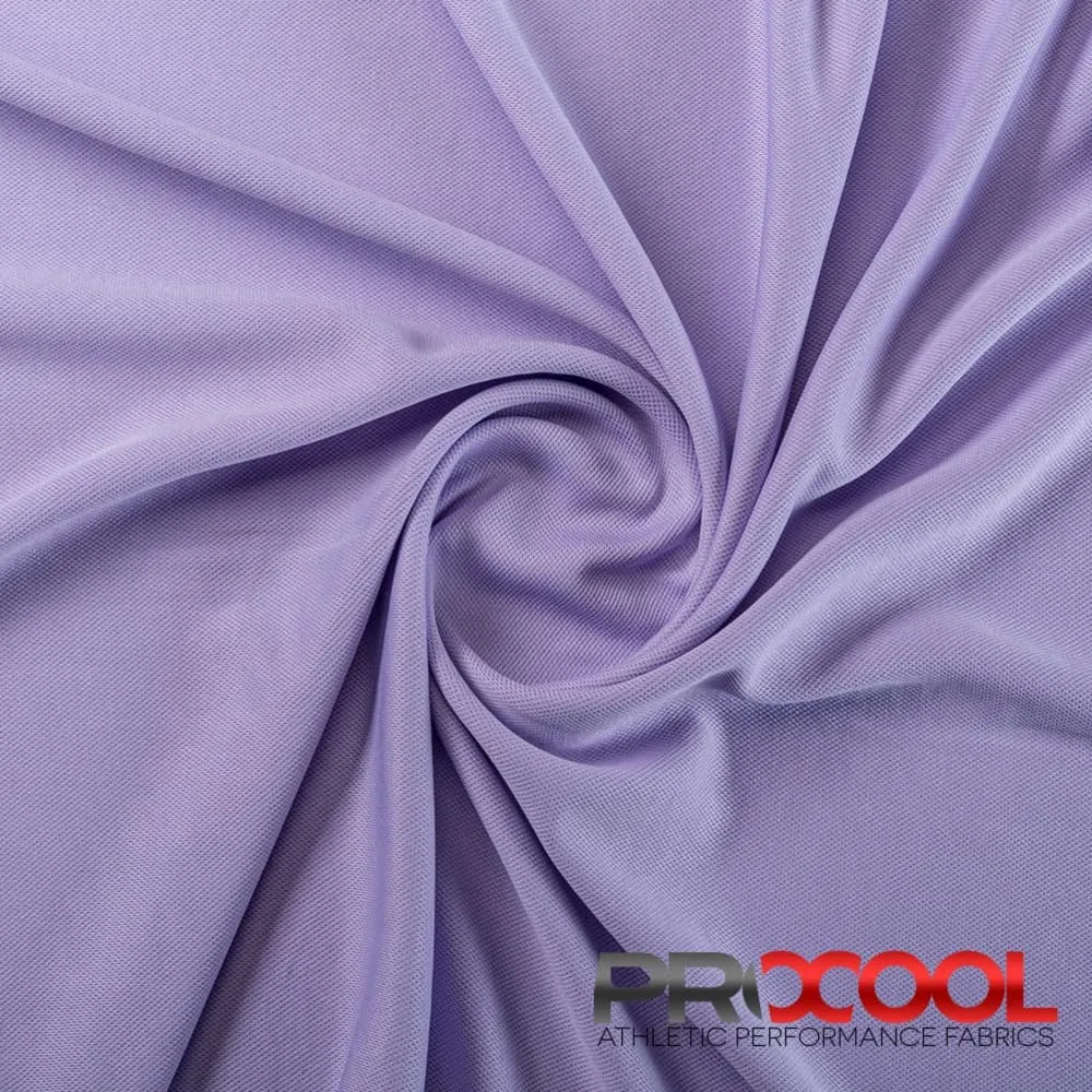 ProCool® Dri-QWick™ Sports Pique Mesh Silver CoolMax Fabric (W-529)