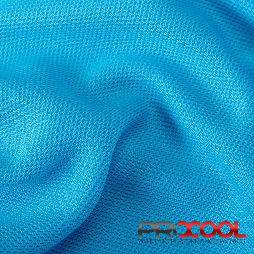 ProCool® Dri-QWick™ Sports Pique Mesh Silver CoolMax Fabric (W-529)