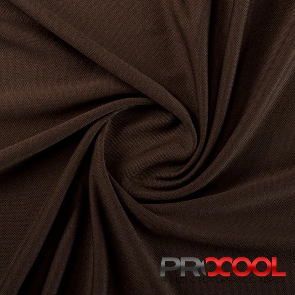 ProCool® Dri-QWick™ Sports Pique Mesh Silver CoolMax Fabric (W-529)