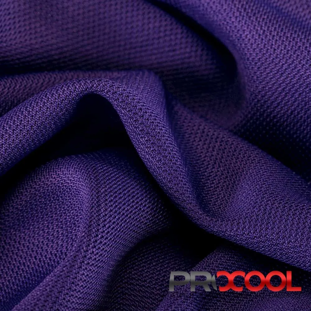 ProCool® Dri-QWick™ Sports Pique Mesh Silver CoolMax Fabric (W-529)