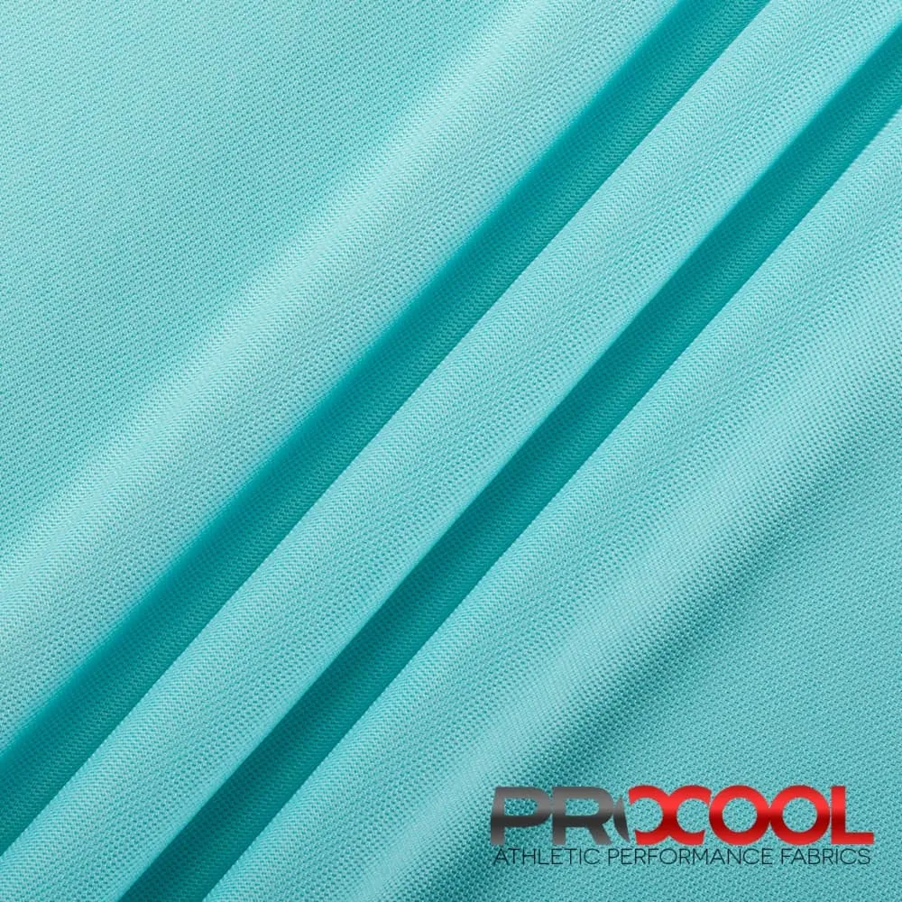 ProCool® Dri-QWick™ Sports Pique Mesh Silver CoolMax Fabric (W-529)