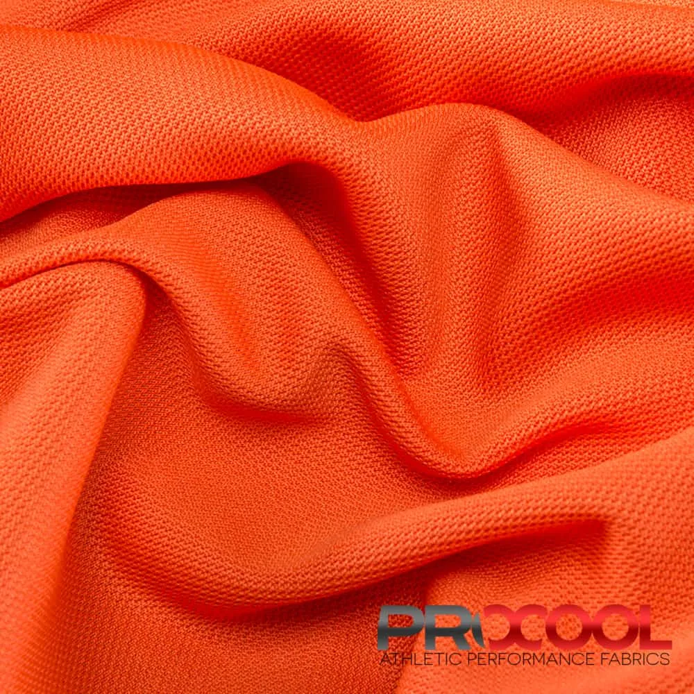 ProCool® Dri-QWick™ Sports Pique Mesh Silver CoolMax Fabric (W-529)