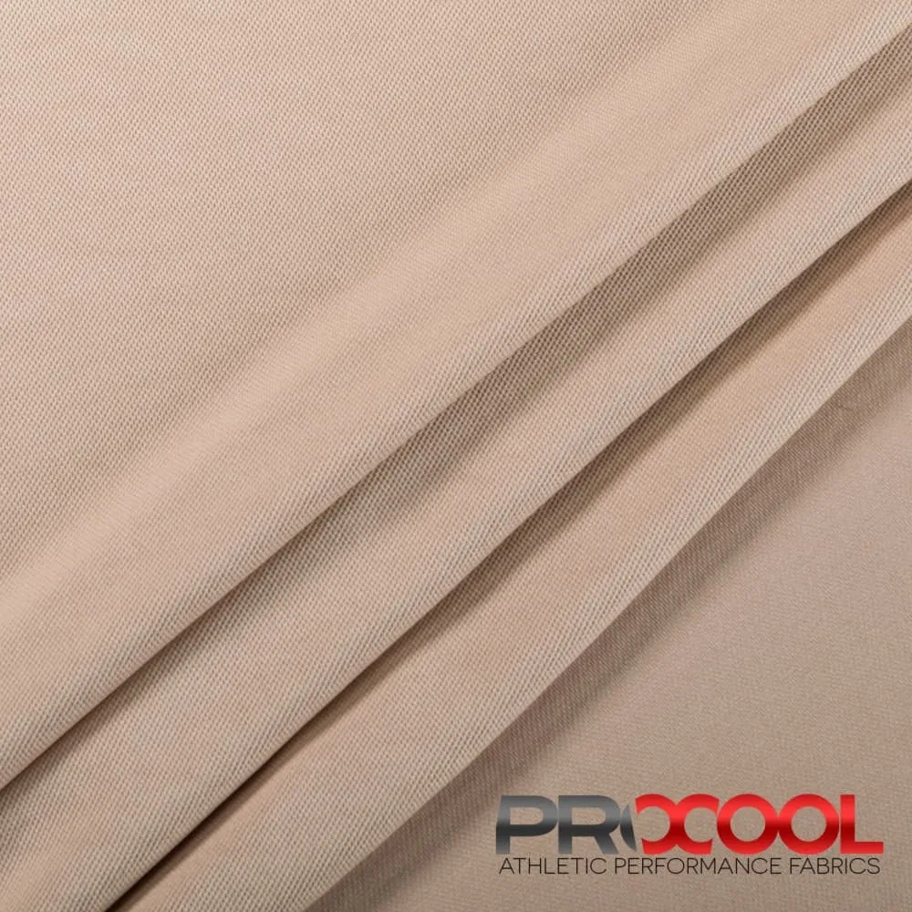 ProCool® Dri-QWick™ Sports Pique Mesh Silver CoolMax Fabric (W-529)
