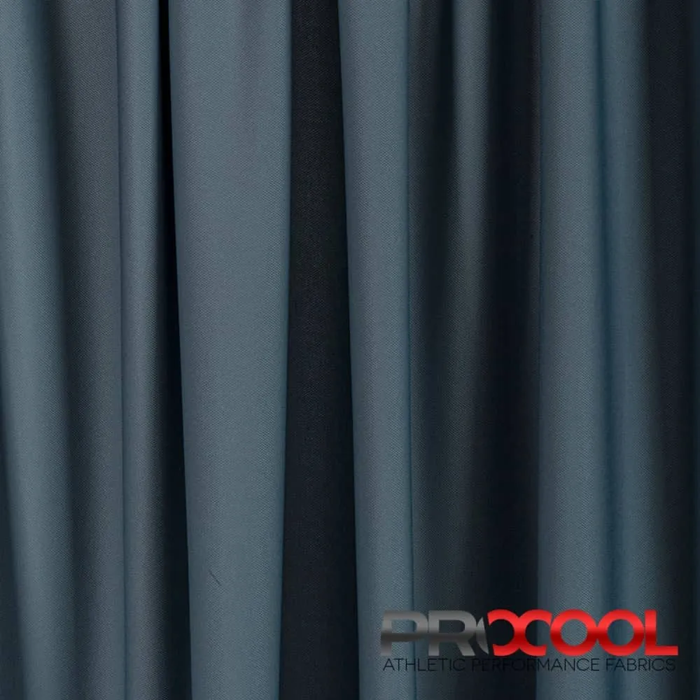 ProCool® Dri-QWick™ Sports Pique Mesh Silver CoolMax Fabric (W-529)
