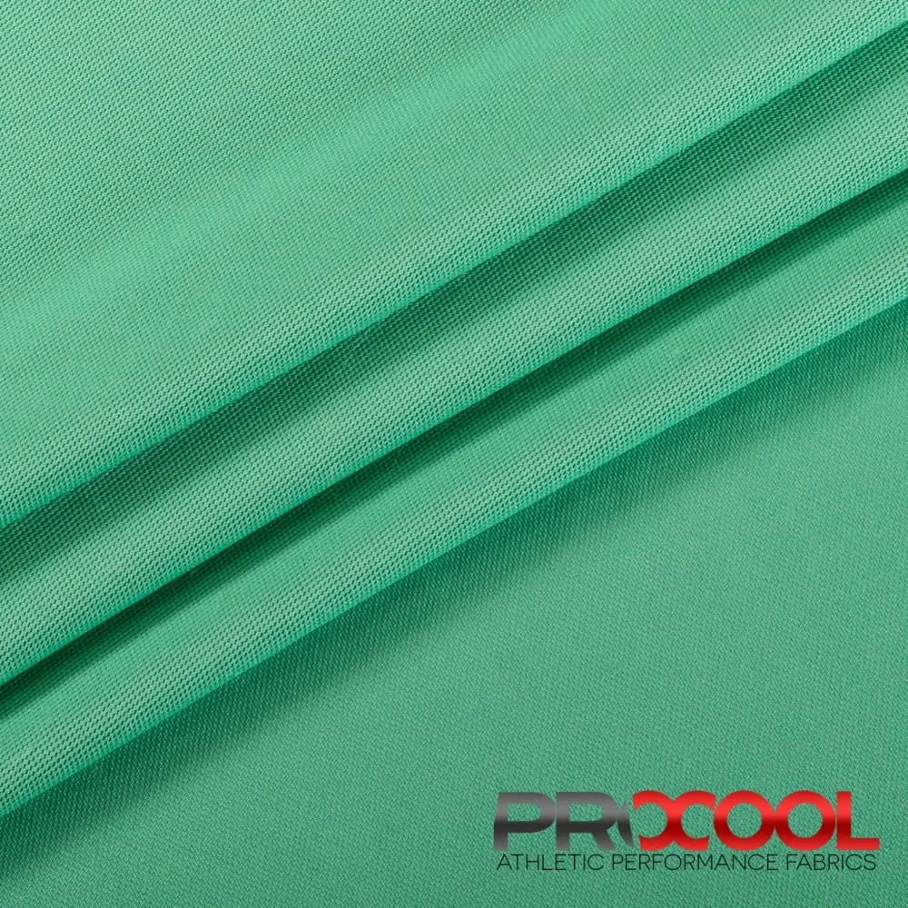 ProCool® Dri-QWick™ Sports Pique Mesh Silver CoolMax Fabric (W-529)