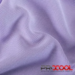 ProCool® Dri-QWick™ Sports Pique Mesh Silver CoolMax Fabric (W-529)