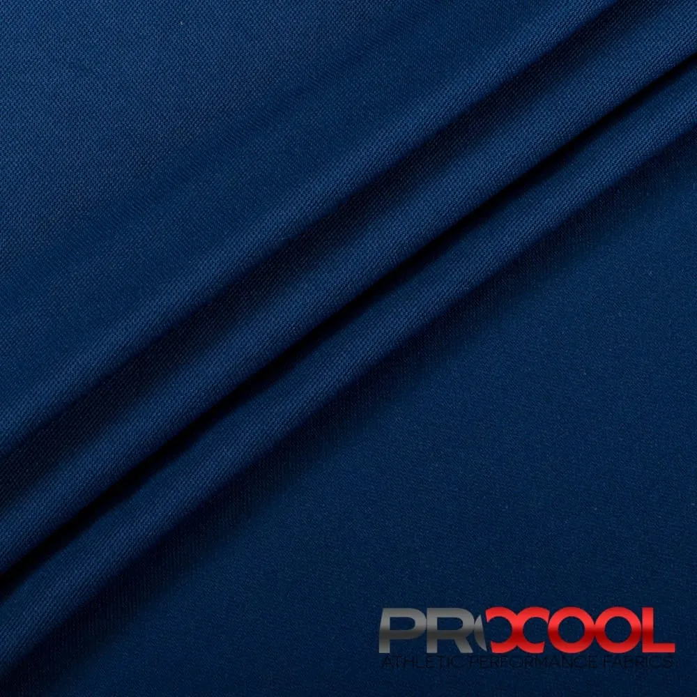 ProCool® Dri-QWick™ Sports Pique Mesh Silver CoolMax Fabric (W-529)