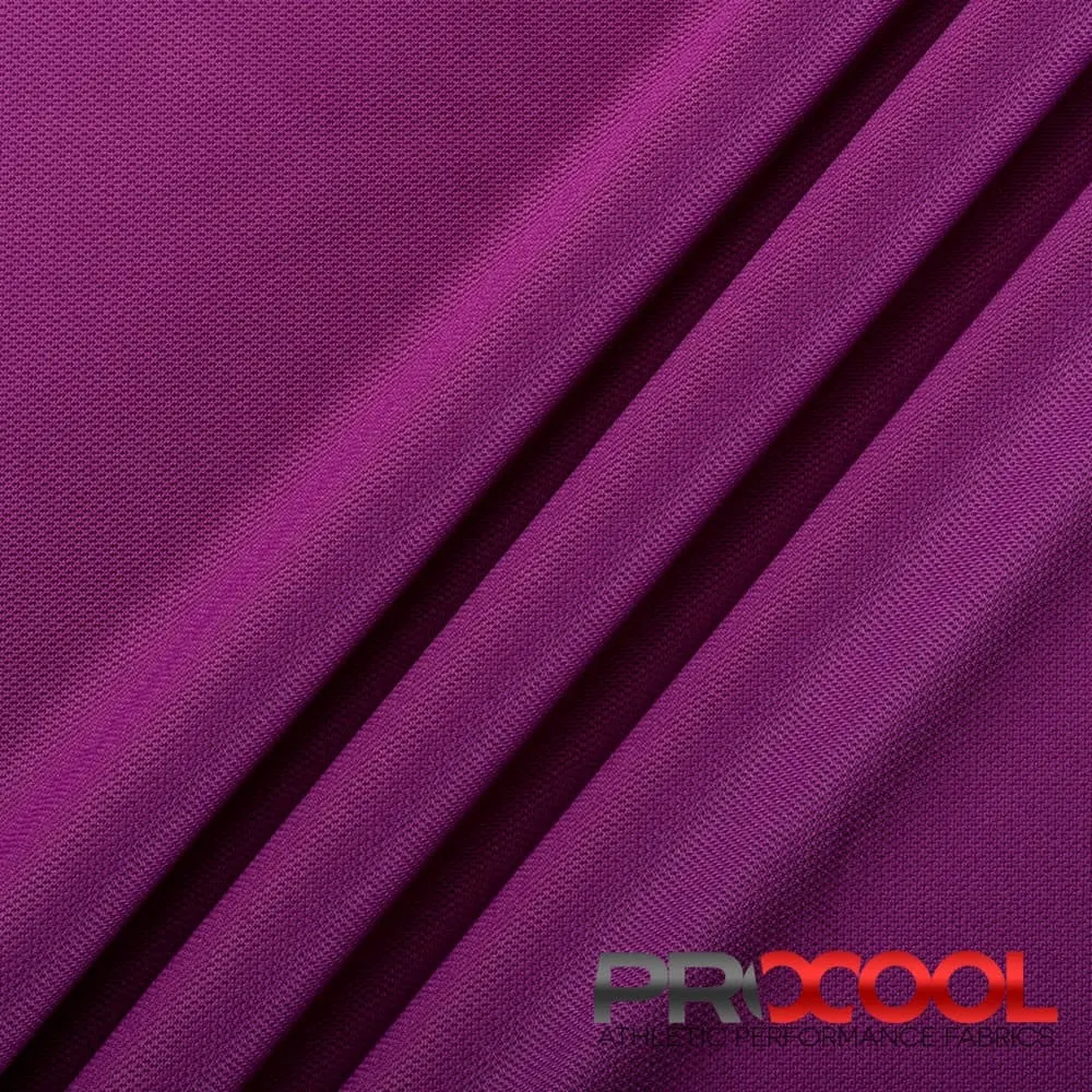 ProCool® Dri-QWick™ Sports Pique Mesh Silver CoolMax Fabric (W-529)
