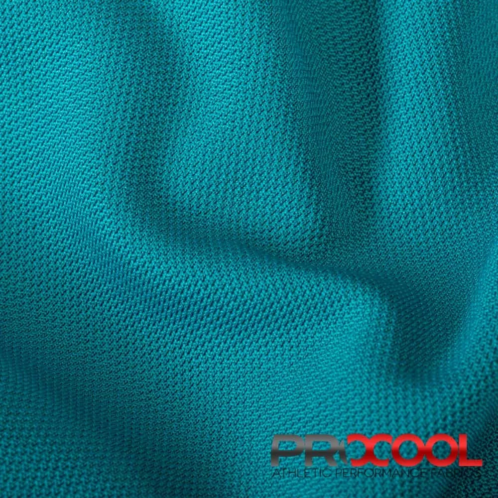 ProCool® Dri-QWick™ Sports Pique Mesh Silver CoolMax Fabric (W-529)