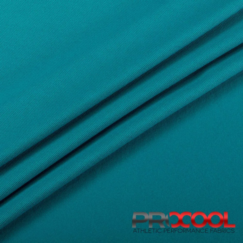 ProCool® Dri-QWick™ Sports Pique Mesh Silver CoolMax Fabric (W-529)