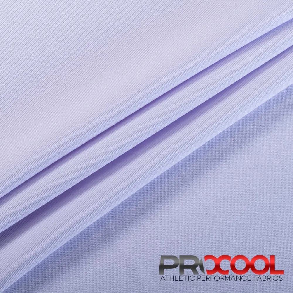 ProCool® Dri-QWick™ Sports Pique Mesh Silver CoolMax Fabric (W-529)