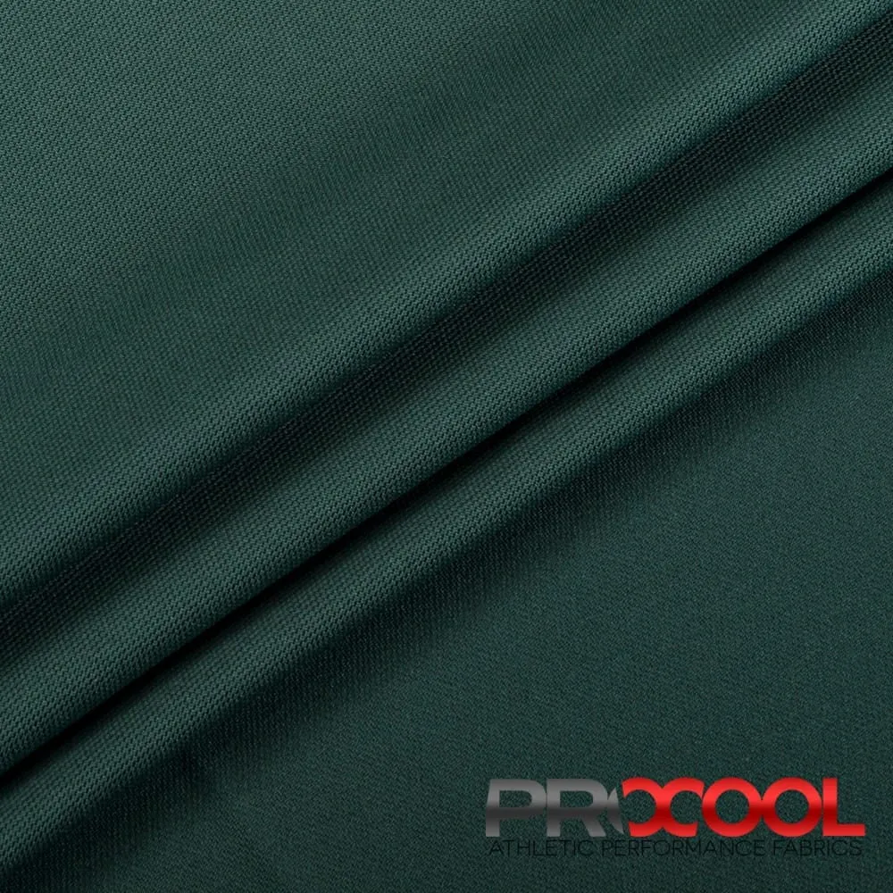 ProCool® Dri-QWick™ Sports Pique Mesh Silver CoolMax Fabric (W-529)