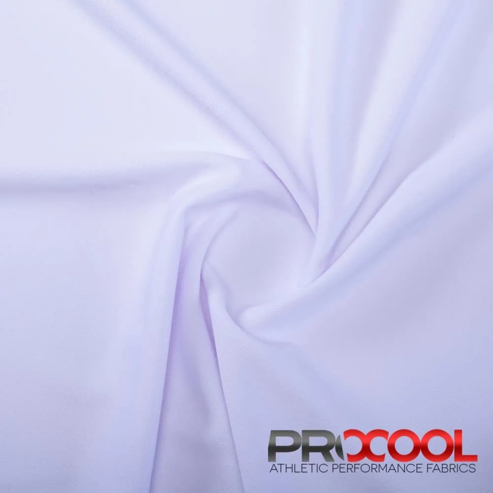 ProCool® Dri-QWick™ Sports Pique Mesh Silver CoolMax Fabric (W-529)