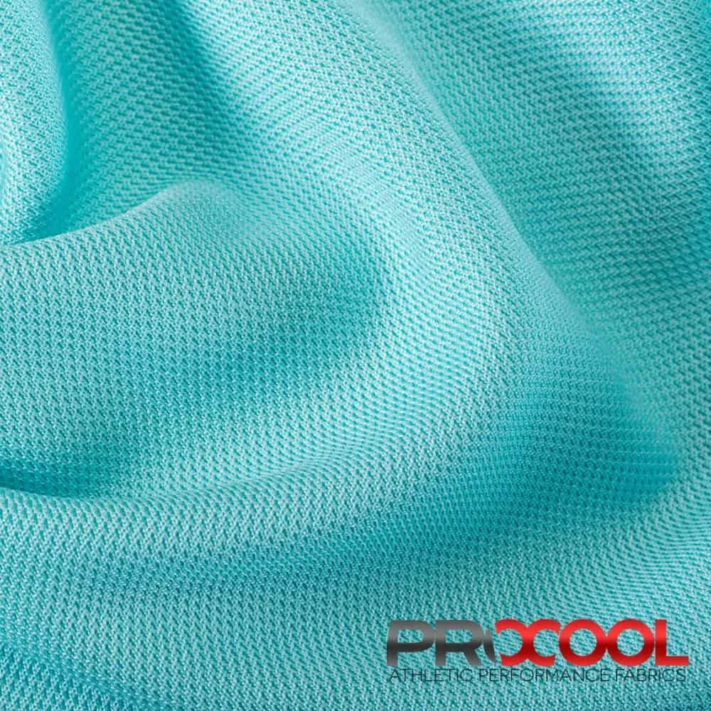 ProCool® Dri-QWick™ Sports Pique Mesh Silver CoolMax Fabric (W-529)