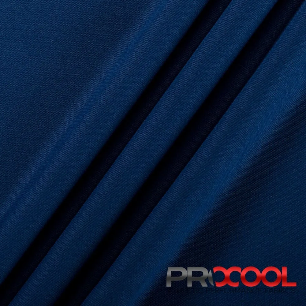 ProCool® Dri-QWick™ Sports Pique Mesh Silver CoolMax Fabric (W-529)