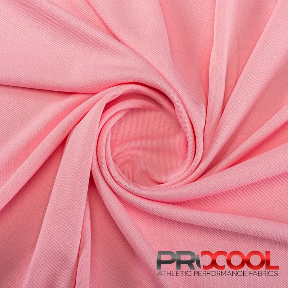ProCool® Dri-QWick™ Sports Pique Mesh Silver CoolMax Fabric (W-529)