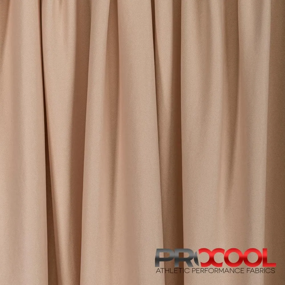 ProCool® Dri-QWick™ Sports Pique Mesh Silver CoolMax Fabric (W-529)