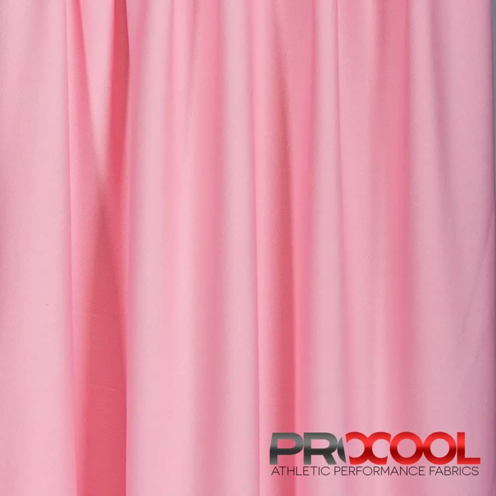 ProCool® Dri-QWick™ Sports Pique Mesh Silver CoolMax Fabric (W-529)