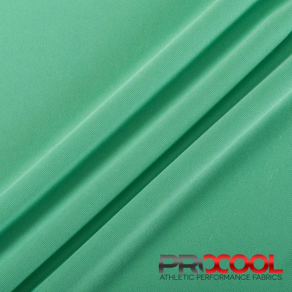 ProCool® Dri-QWick™ Sports Pique Mesh Silver CoolMax Fabric (W-529)
