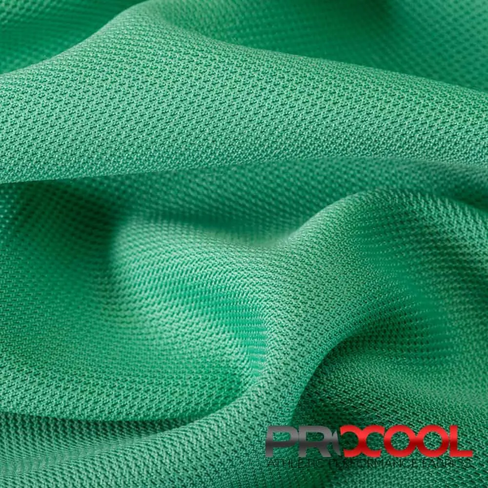 ProCool® Dri-QWick™ Sports Pique Mesh Silver CoolMax Fabric (W-529)