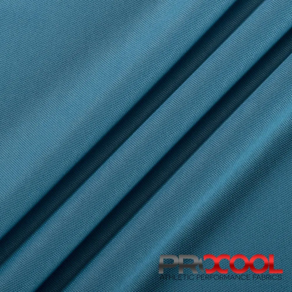 ProCool® Dri-QWick™ Sports Pique Mesh Silver CoolMax Fabric (W-529)
