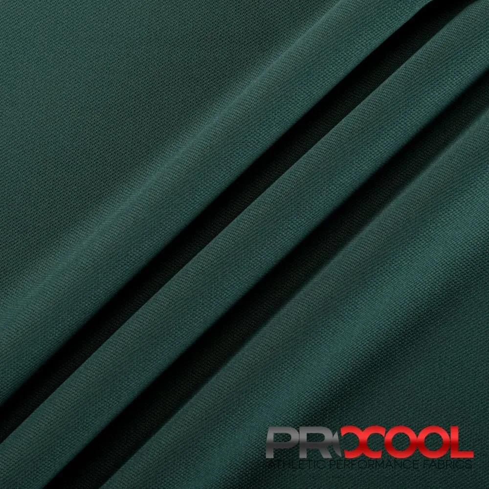ProCool® Dri-QWick™ Sports Pique Mesh Silver CoolMax Fabric (W-529)