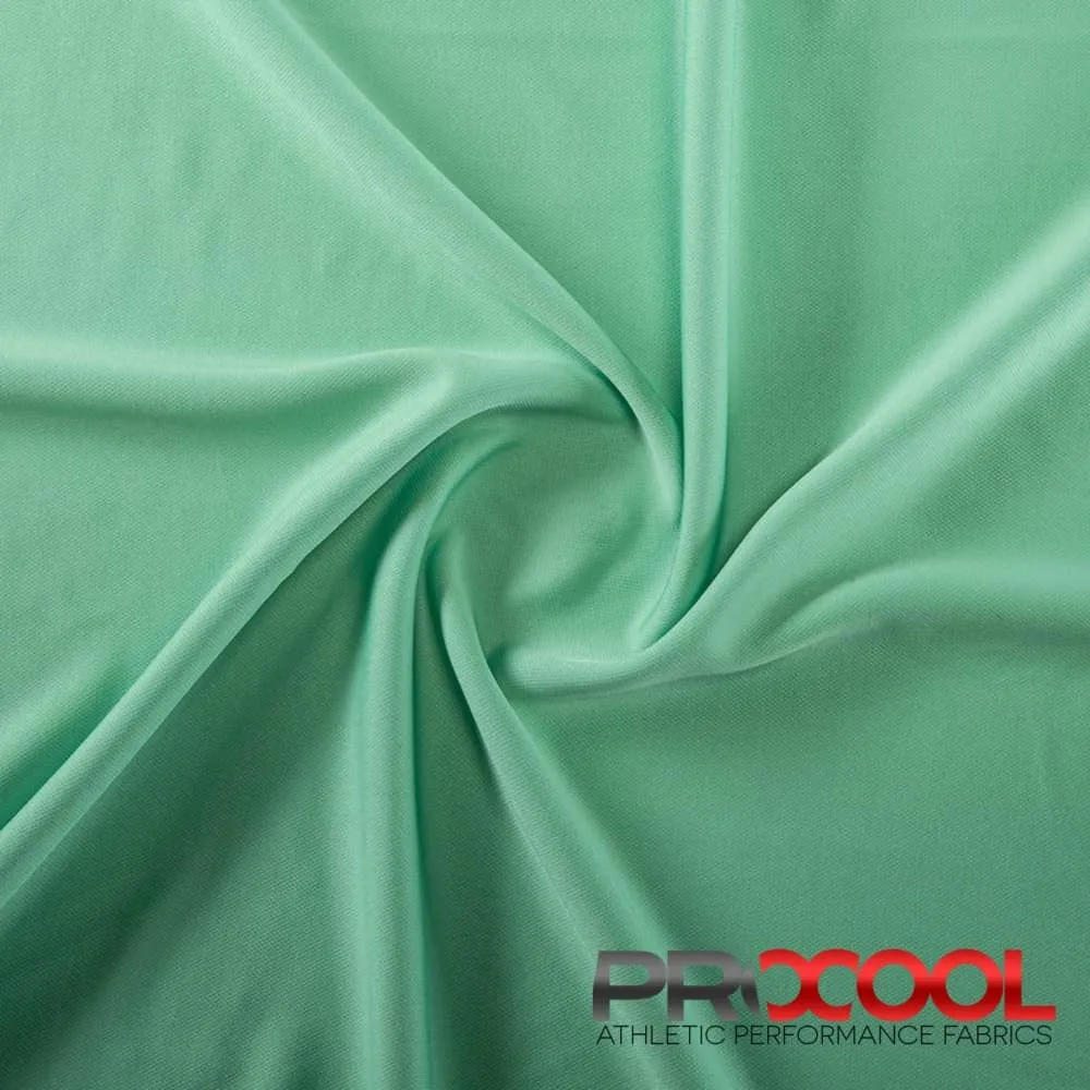 ProCool® Dri-QWick™ Sports Pique Mesh Silver CoolMax Fabric (W-529)
