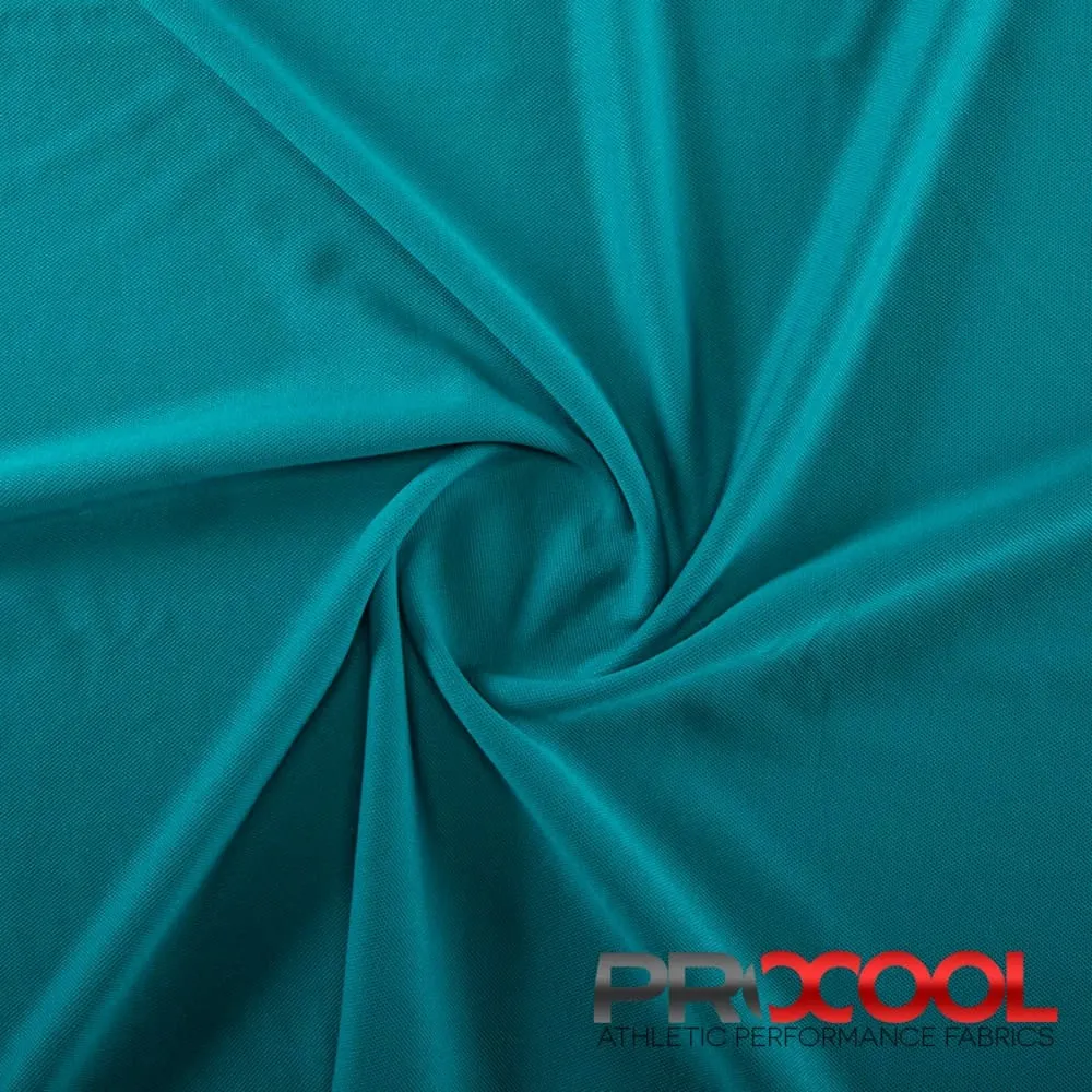 ProCool® Dri-QWick™ Sports Pique Mesh Silver CoolMax Fabric (W-529)