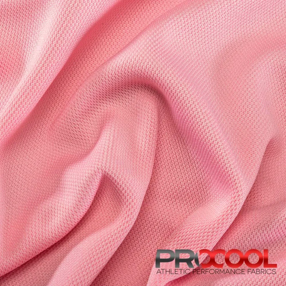 ProCool® Dri-QWick™ Sports Pique Mesh Silver CoolMax Fabric (W-529)